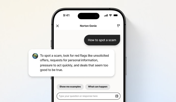 Assistente basato su IA Norton Genie - immagine di Norton Genie